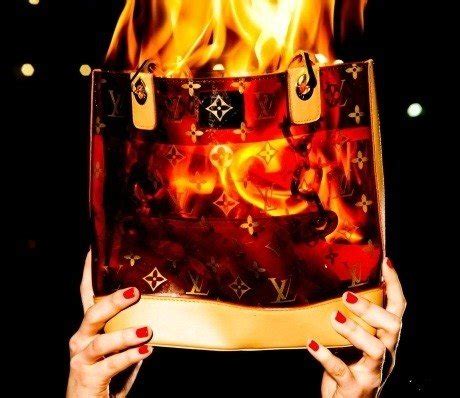 burn bag louis vuitton|does louis vuitton burn all his bags.